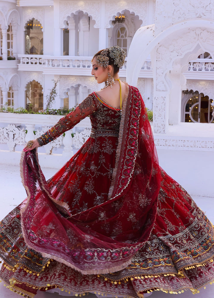 Front Open Style Peshwas Unstitched | Naina Lage | UKFOP-005