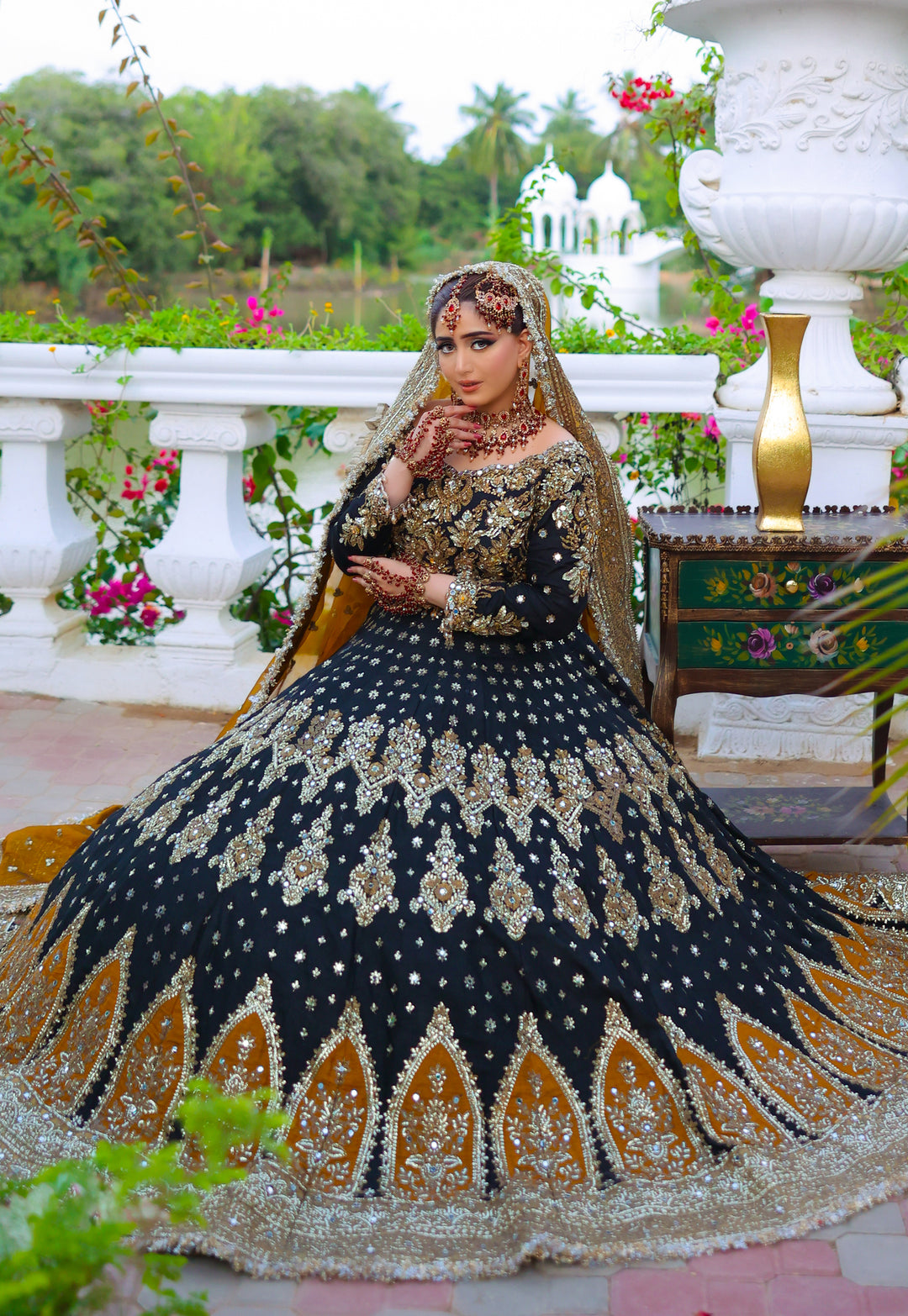 kashees formal dresses Kashee's Shaam-e-Rangrez KSR-002 | Luxury Hand-Embellished Formal Dress