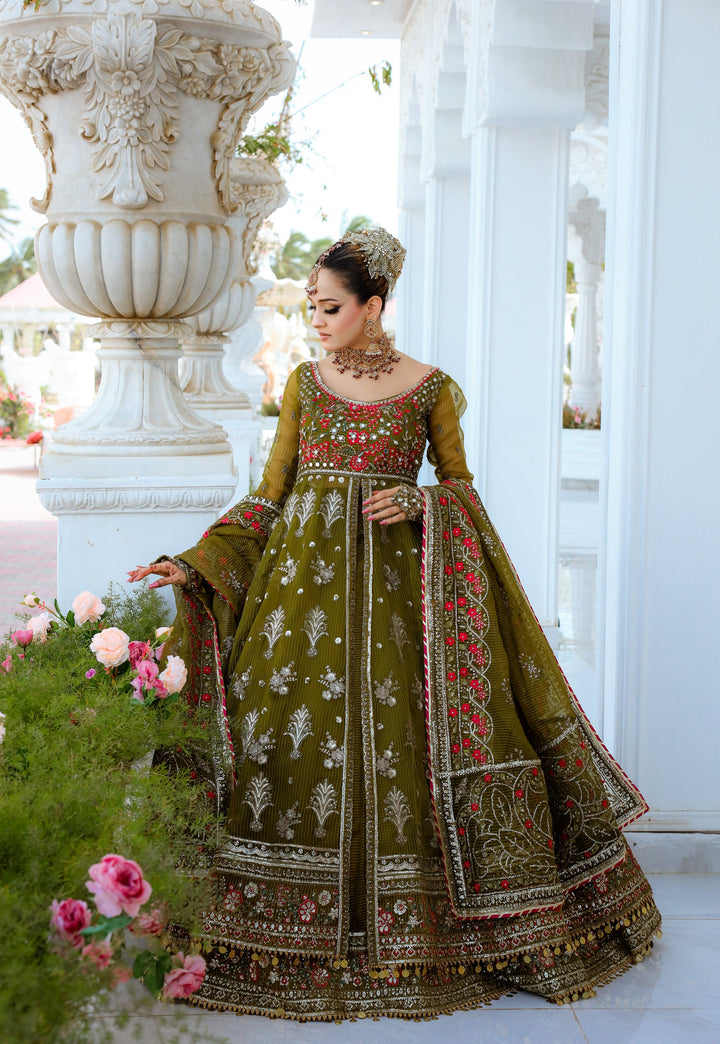 Front Open Style Peshwas Unstitched | Naina Lage | UKFOP-001