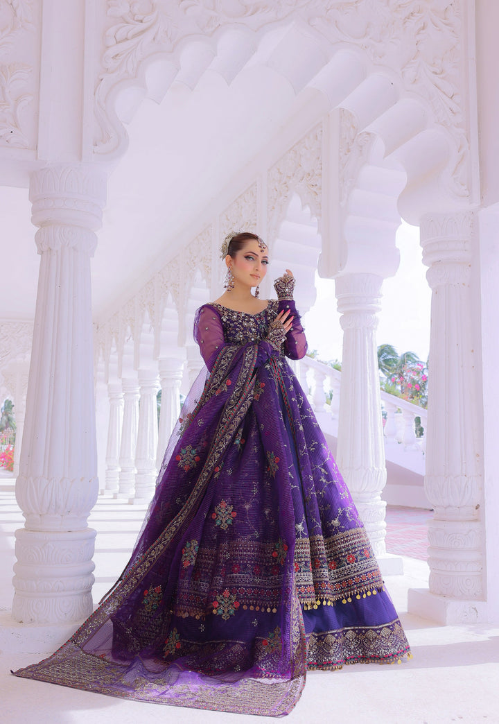 Front Open Style Peshwas Unstitched | Naina Lage | UKFOP-003