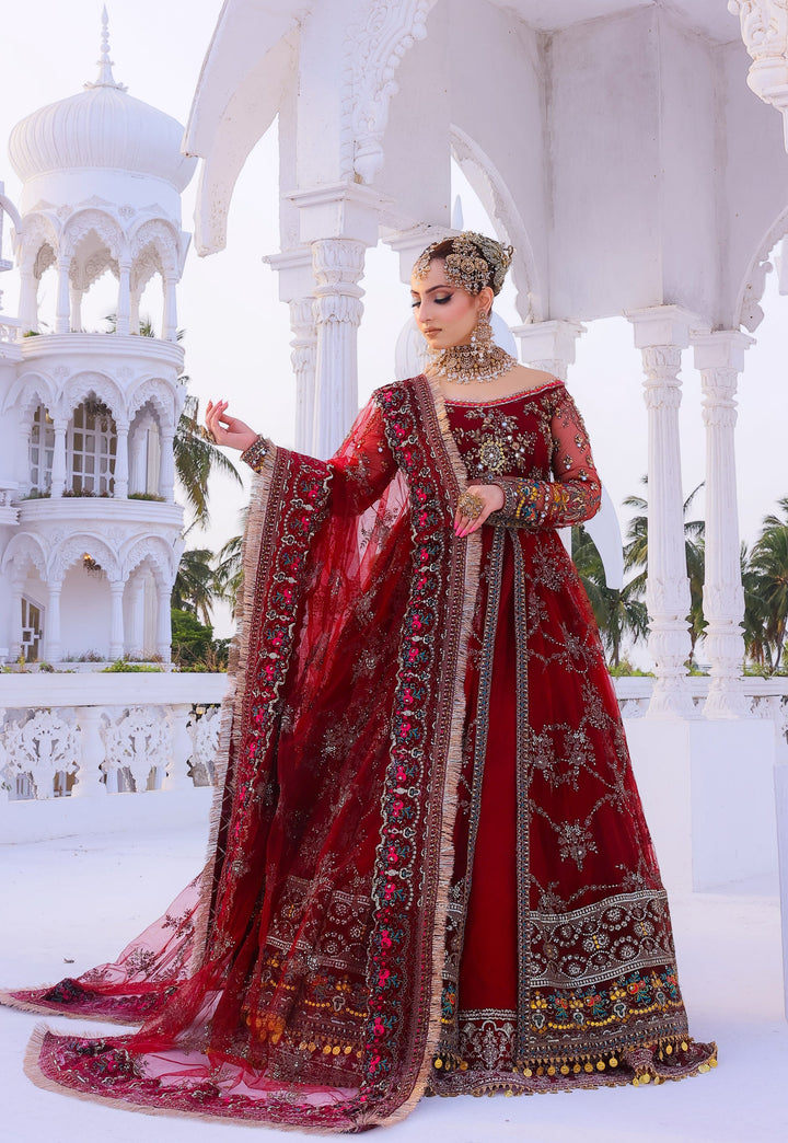 Front Open Style Peshwas Unstitched | Naina Lage | UKFOP-005