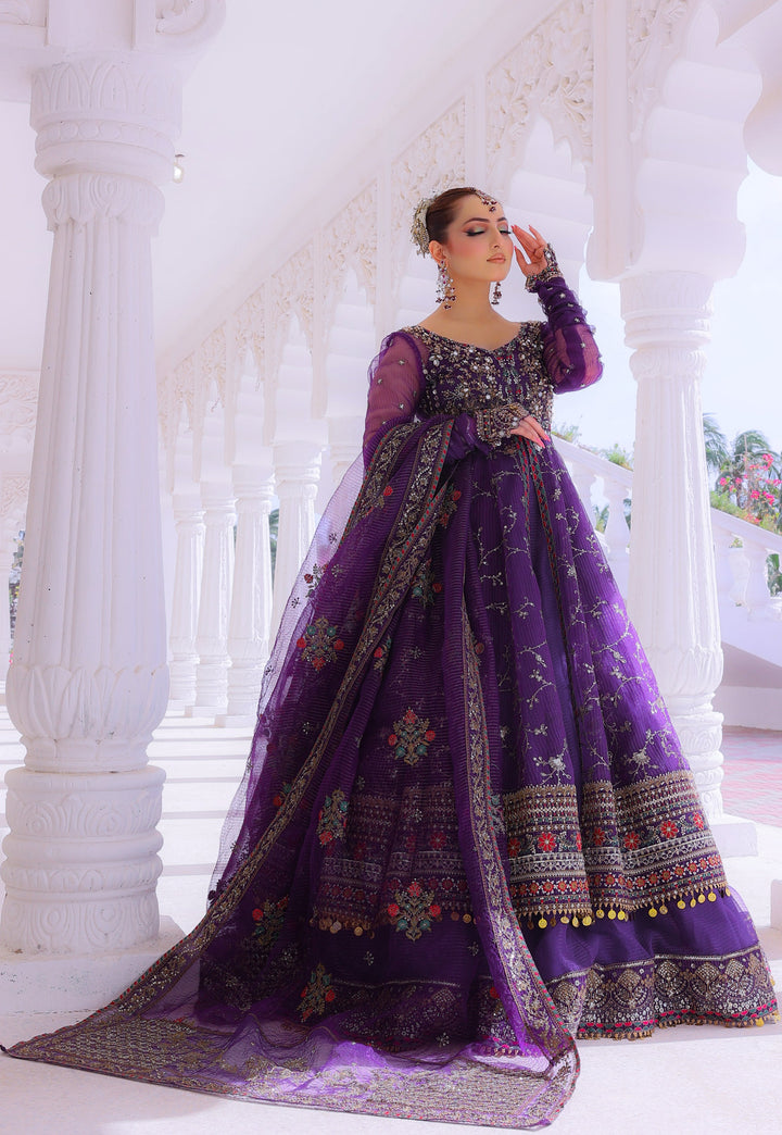 Front Open Style Peshwas Unstitched | Naina Lage | UKFOP-003