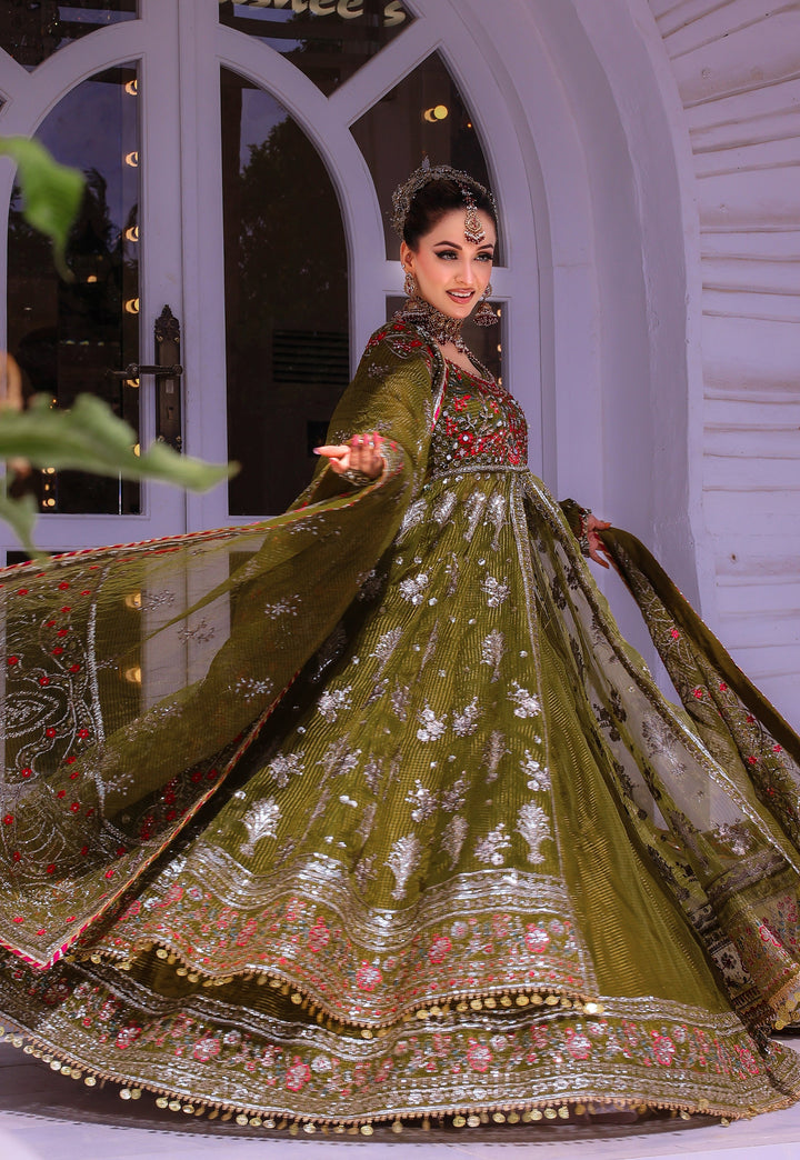 Front Open Style Peshwas Unstitched | Naina Lage | UKFOP-001