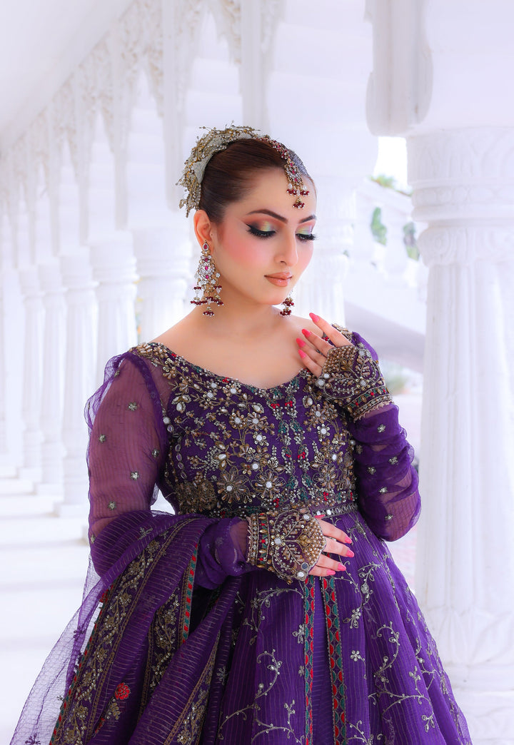 Front Open Style Peshwas Unstitched | Naina Lage | UKFOP-003