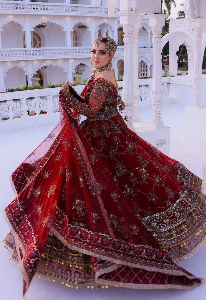 Front Open Style Peshwas Unstitched | Naina Lage | UKFOP-005