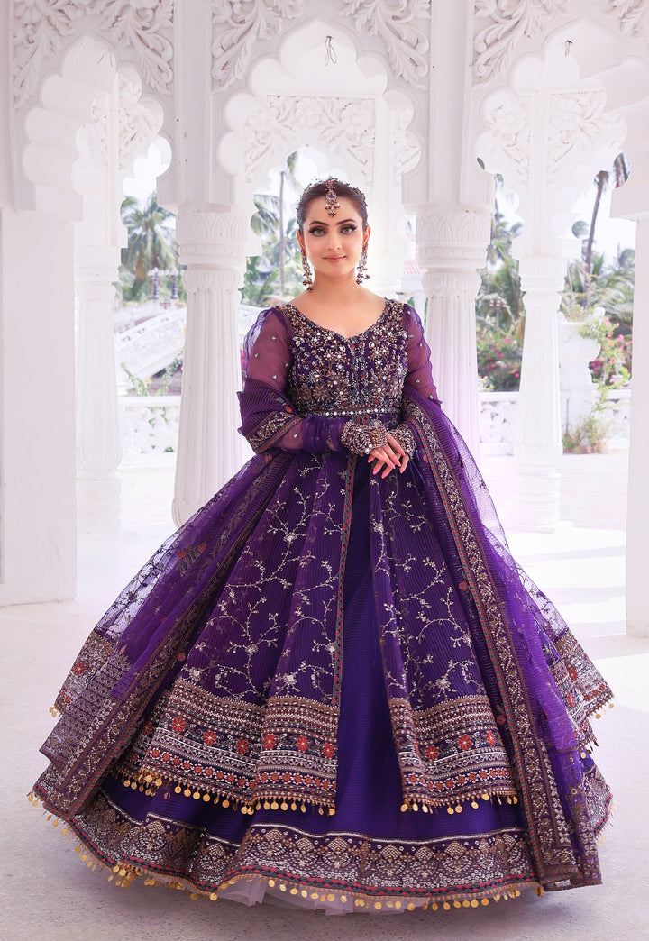 Front Open Style Peshwas Unstitched | Naina Lage | UKFOP-003