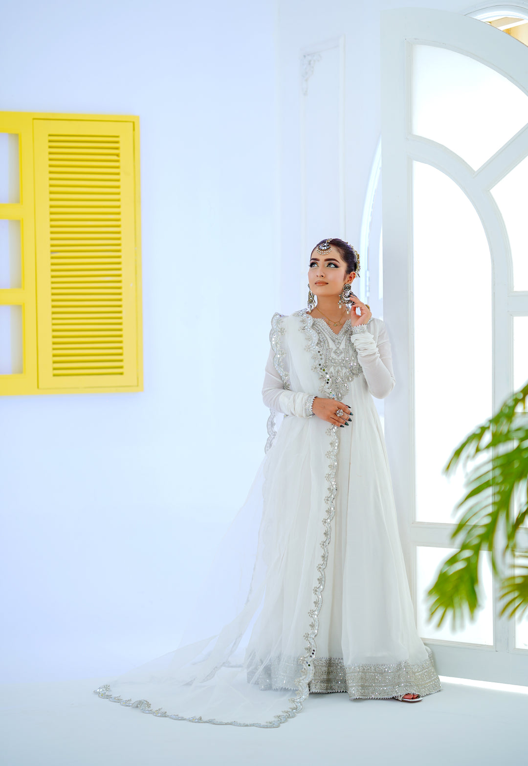 Kalidar Peshwas | Naina Lage | KKDP-005 White |