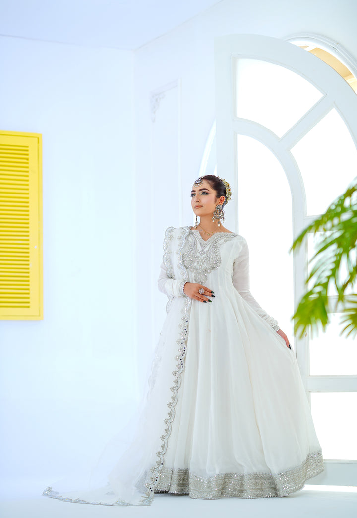 Kalidar Peshwas | Naina Lage | KKDP-005 White |