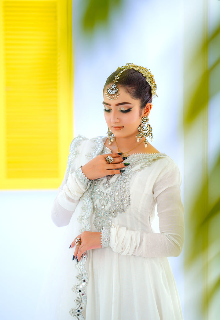 Kalidar Peshwas | Naina Lage | KKDP-005 White |