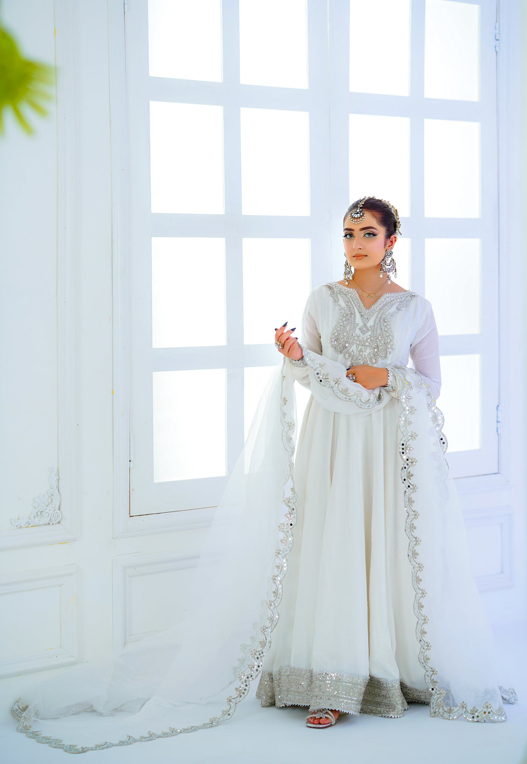 Kalidar Peshwas | Naina Lage | KKDP-005 White |