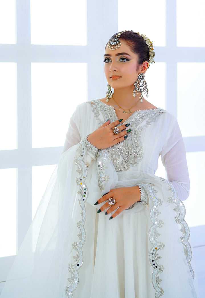 Kalidar Peshwas | Naina Lage | KKDP-005 White |