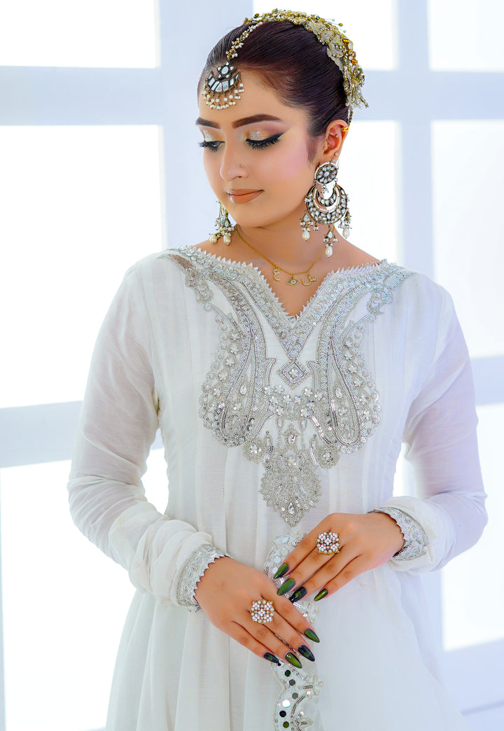 Kalidar Peshwas | Naina Lage | KKDP-005 White |