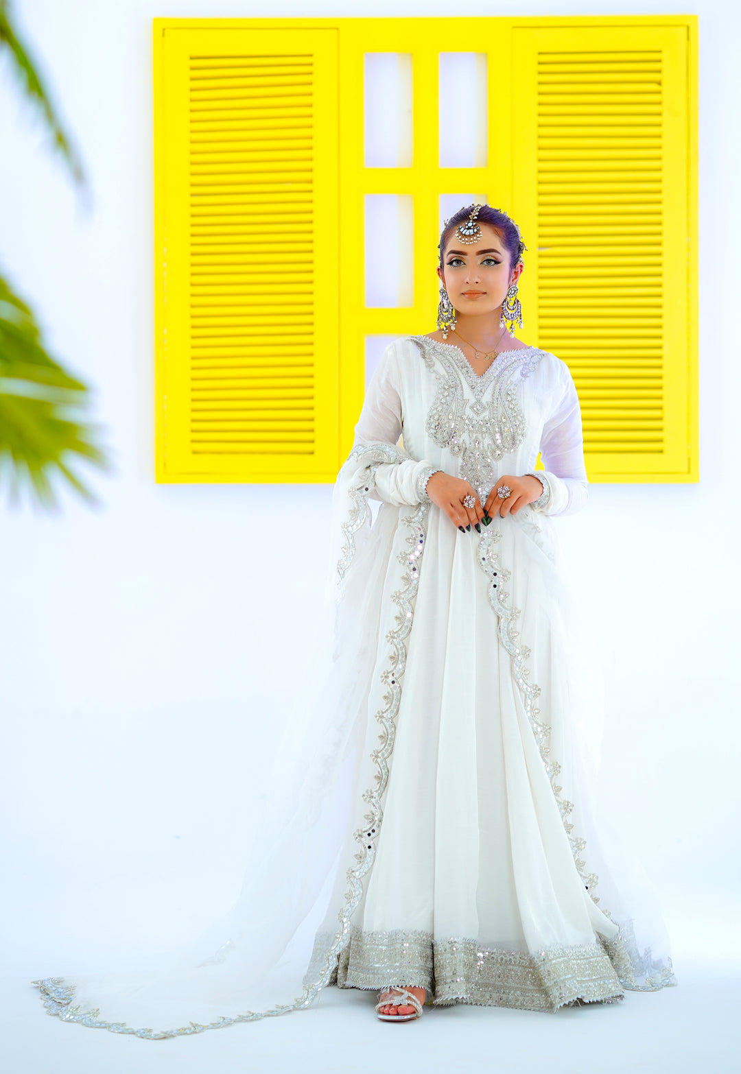 Kalidar Peshwas | Naina Lage | KKDP-005 White |