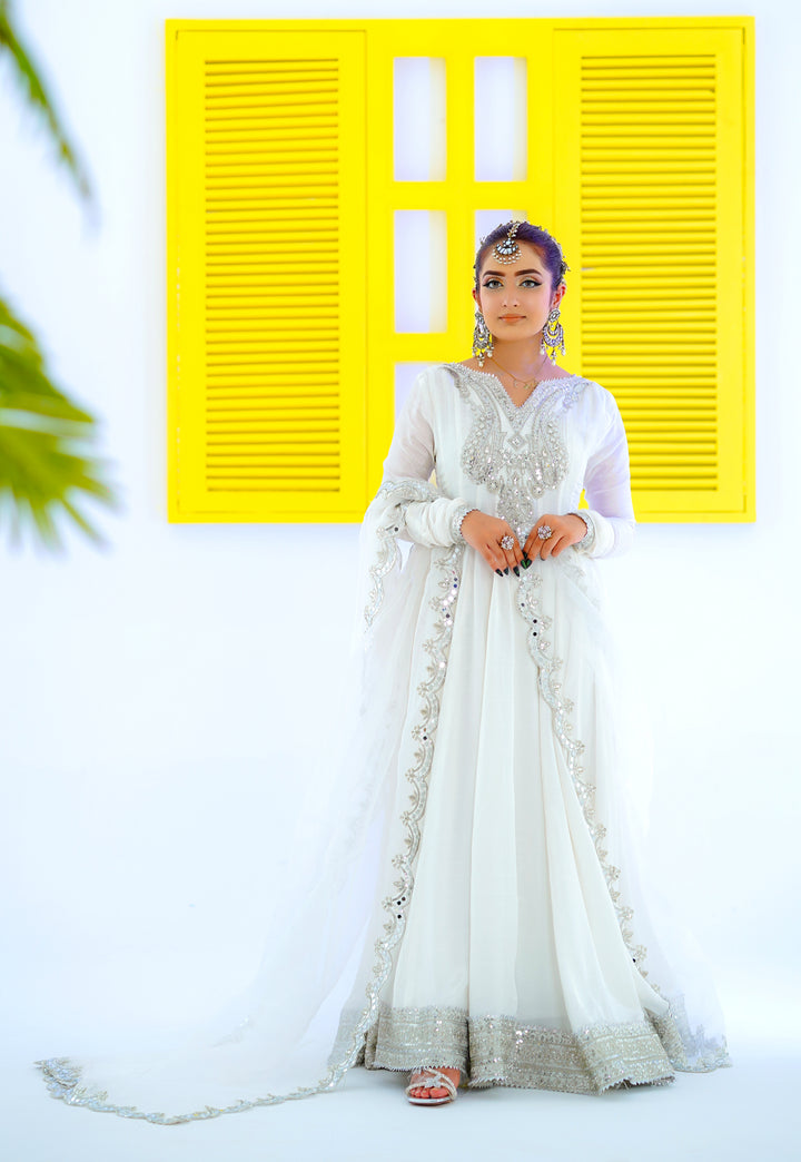 Kalidar Peshwas | Naina Lage | KKDP-005 White |