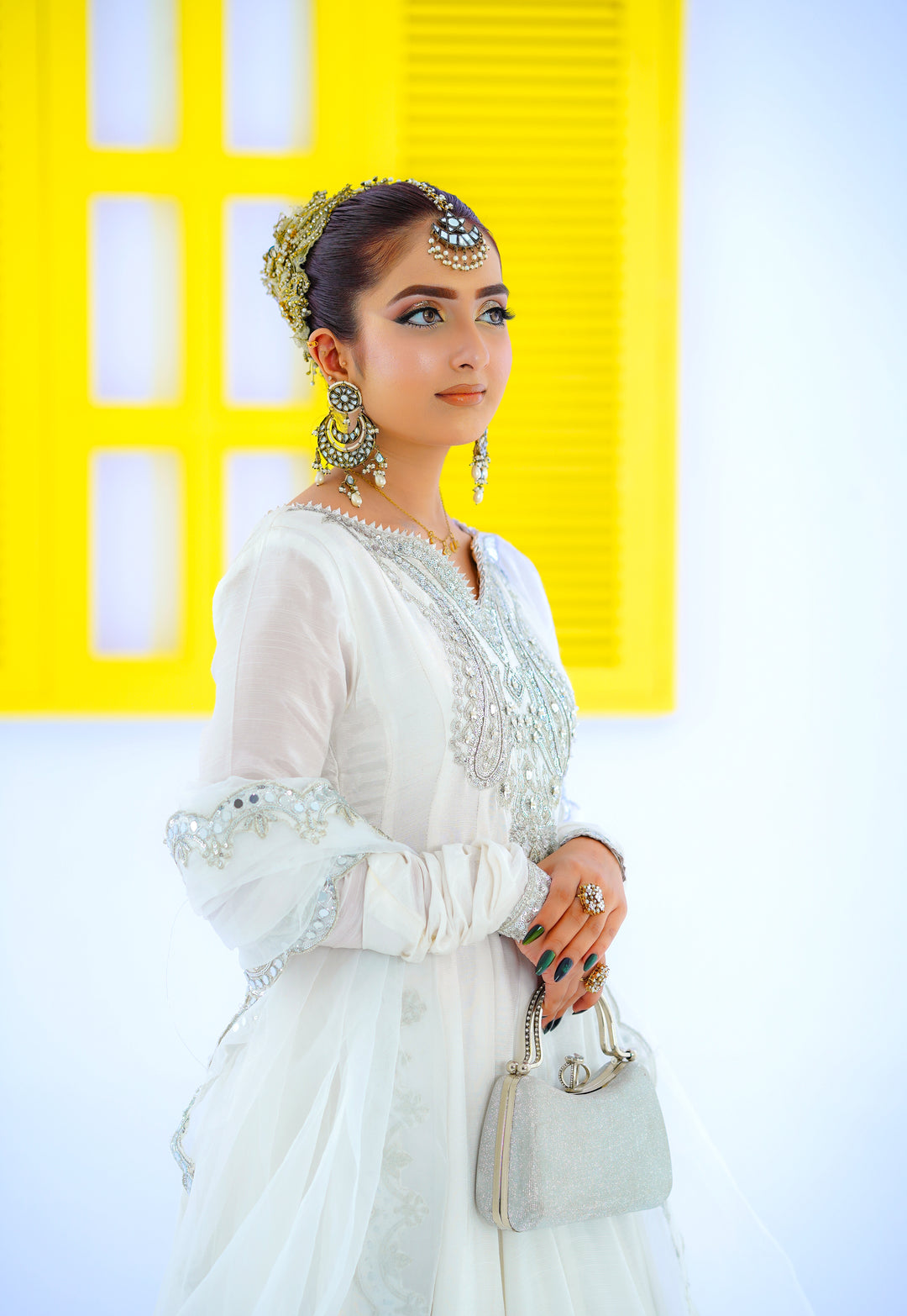 Kalidar Peshwas | Naina Lage | KKDP-005 White |