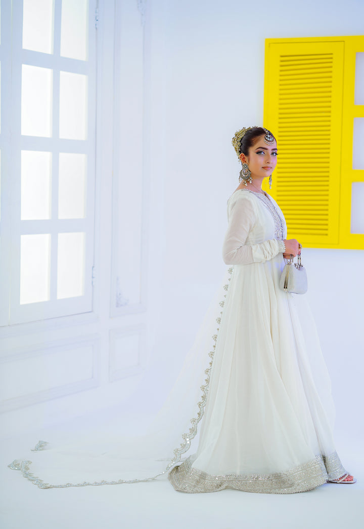 Kalidar Peshwas | Naina Lage | KKDP-005 White |