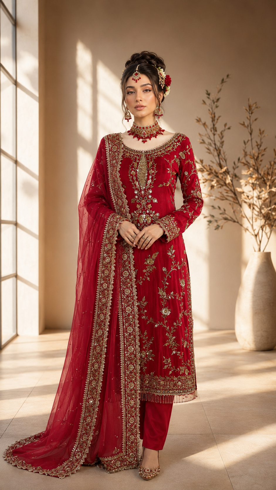 Kashee’s Mehrunnisa Red Collection Vol-1