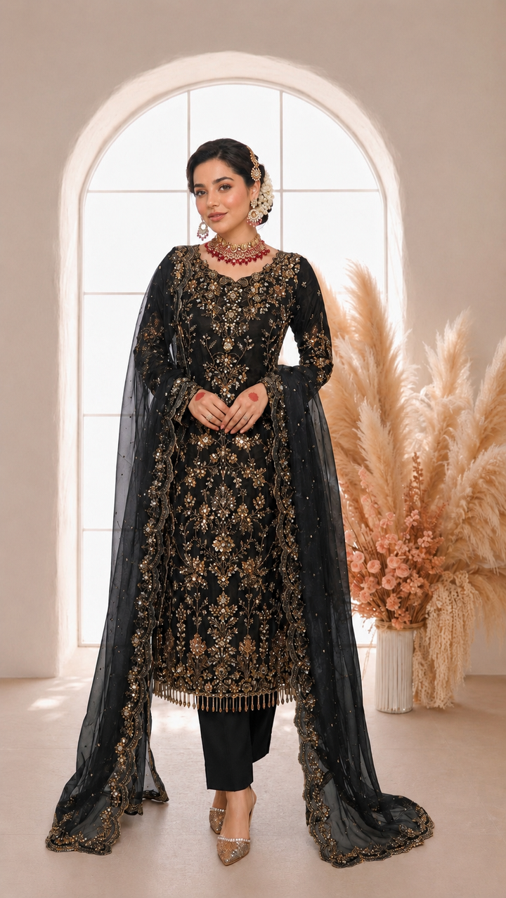 Kashee’s Mehrunnisa Black Collection Vol-2