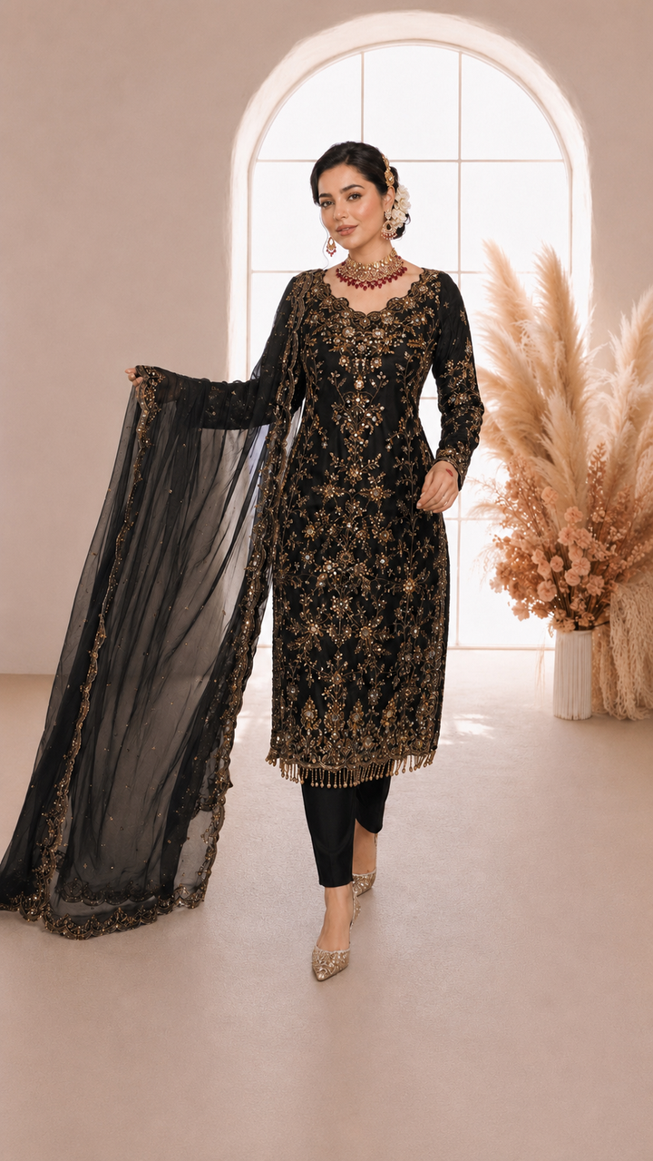 Kashee’s Mehrunnisa Black Collection Vol-2